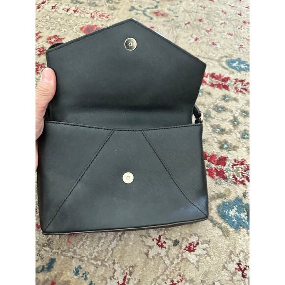 Kate Spade Women's Black Leather Cedar Street Small Envelope Crossbody Purse - Picture 8 of 9